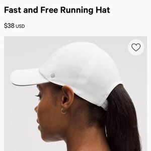 lululemon athletica Fast and Free White Hat